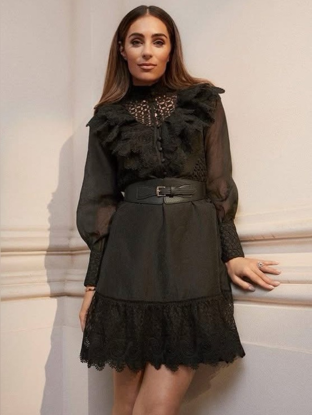 SALE! Lydia Millen × Karen Millen Broderie Detail
ruffle dress - Picture 2 of 16